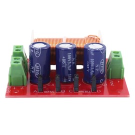 Jevina 400 W Speaker Frequency Soft 2 Way High Low 4-16 Ohm Frequency Divider for Speaker