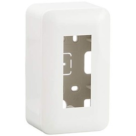 Panasonic Cosmo Series Wide 21 Exposure Extension Box for 3 Outlets, Round White, Height 1.9 inches (48 mm) WVC7003W