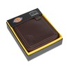 Dickies Men's Slimfold Chain Full Zip Wallet, Brown, No Size