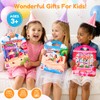 JoyCat Reusable Dress Up Sticker Books, 3-Pack, City Seaside Dreams