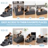 Garnpet Dog Stairs for High Beds, 4-Step Dog Steps for