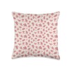 Peach Blush Pink Cheetah Leopard Animal Print Throw Pillow