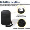 Cartera de Viaje Antirrobo, Bloqueo RFID y Bolsillo Oculta para
