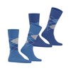 Burlington Men's Everyday Argyle M So Cotton Patterned Socks (Pack