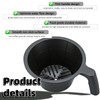 Mengfan 38766.0002 Filter Holder Replacement for Brew Funnel Basket Coffee