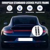 Frameless Number Plate Holder Set of 4 for Car, Number