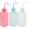 3 piezas Botellas para Lavado de Pestañas con Cuello Inclinado
