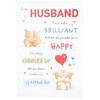 Piccadilly Greetings Cute Birthday Card Husband - 9 x 6