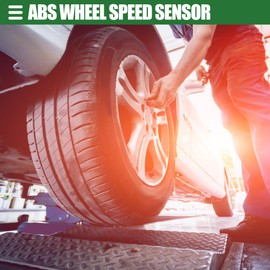 Motoforti ABS Sensor, for Lexus RX300 1999-2003, Plastic, No.8954548020, Black