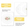 sourcing map Retro Lace Placemat 12x16-in Oval Embroidered Table Place