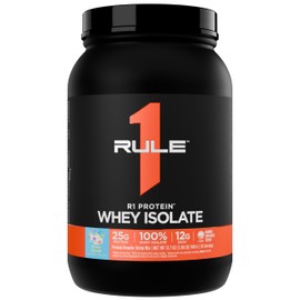 Rule 1 R1 Protein Whey Isolate - with 25g Protein & 6g BCAA Exclusively from Isolated & Hydrolyzed Sources for Workout Recovery (2 Pounds*, Fruity Cereal)