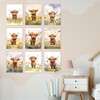 BigWig Prints Baby Highland Cow Nursery Wall Art - Highland