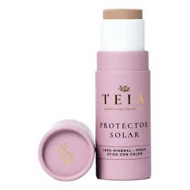 Protector Solar Teia Skincare Barra Fps 40 Tono 02 Medio