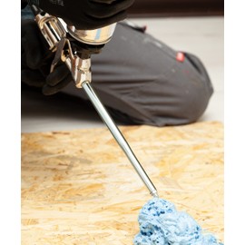 dubaust Foam Gun Professional Construction Foam Gun PU Foam Gun Steel with Nickel Coating + Teflon Coating