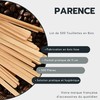 PARENCE – Set di 500 palette in legno – Palette