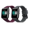kwmobile Straps Compatible with Willful Fitnesstracker/Smartwatch Straps - 2x Replacement