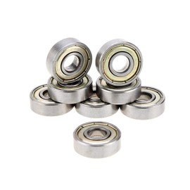 RaceBon 16 x Skateboard Bearings 608 608ZZ High Speed Low Friction Pre-Lubricated with Spacers and Shaft Seals