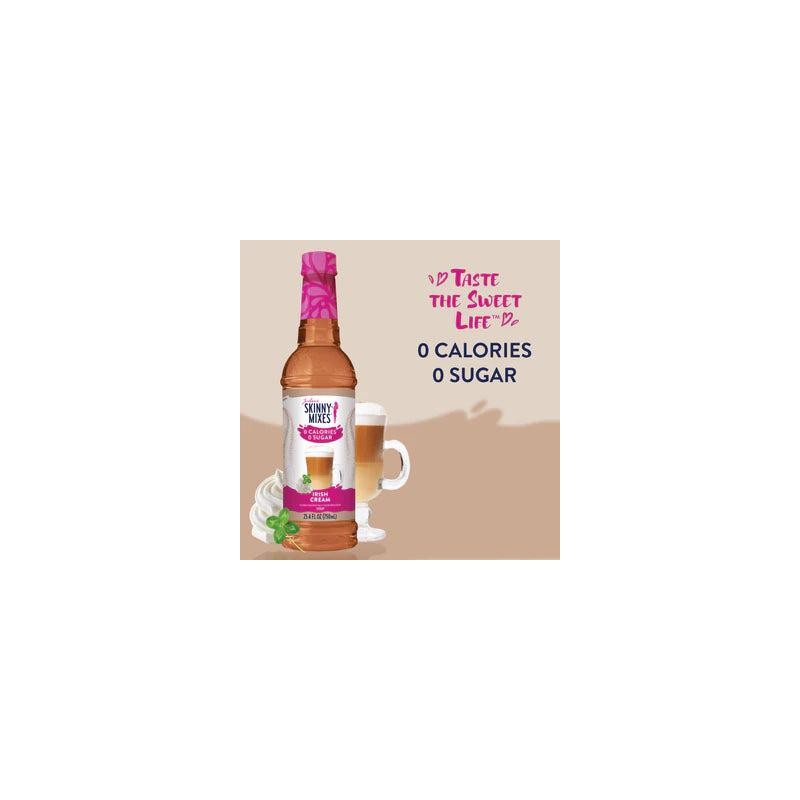 Skinny Syrup Irish Cream Syrup - 0 Calories, 0 Sugar,