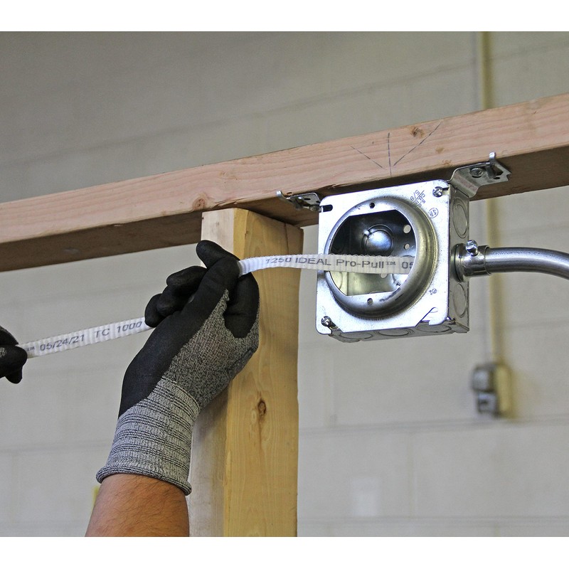 IDEAL INDUSTRIES 31-1250-10 Pro-Pull Measuring Pull Tape, 1,250 lb. Tensile