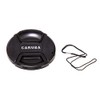Caruba Clip Cap Lensdop 52mm Lens Cap Black Digital Camera