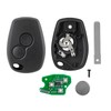 433MHz 2 Button Car Key for Renault Clio Kangoo Straight