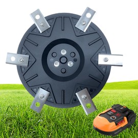 Robotic Lawnmower Tuning Blade Plate for 6 x Blades, Premium Mower Plate Made of Fibreglass Reinforced Plastic - Turntable Compatible with Worx Landroid M500 M700 WR167E WR141E & Vision M600