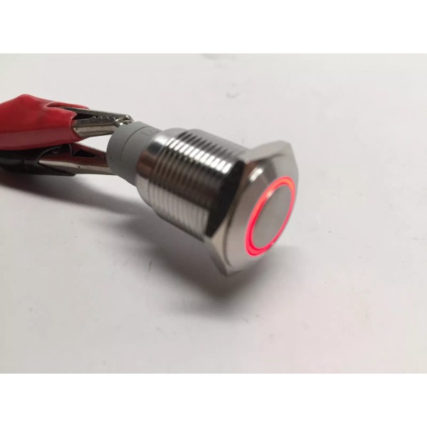 Pactrade Marine Red LED Ultra Flush Light Auto On-Off Push
