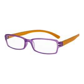 I NEED YOU Lesebrille Hangover / +2.50 Dioptrien/Lila-Orange, 1er Pack