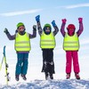 ASMIZ 20 Stck Warnweste Kinder, Grad Reflektierende Sicherheitsweste Gelb, Hochsichtbare