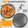 Pizza 7PCS Pizza Peel Pizza Pan Set, 12" x 14"