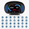 Car HUD Display OBD2 GPS Mode with Inclinometer Compass Speed