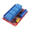AEDIKO DC 12V Relay Module 4 Channel Relay Board Shield