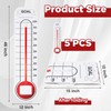 5 Pcs Goal Chart Fundraising Thermometer Goal Setter Board Goal