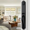 NEWBANG Keyed Handleset for Exterior Front Door Aged Bronze Finish