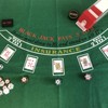 Blackjack Table Top Felt Layout - 36" x 72" Rectangle