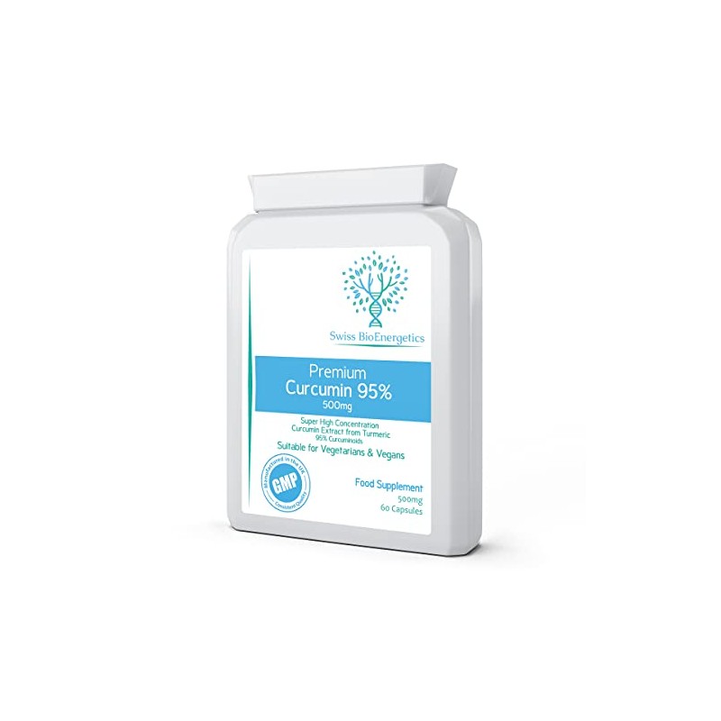 Premium Curcumin 95% with Black Pepper Extract 500mg - 60