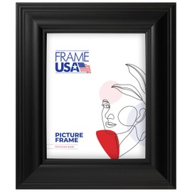 Frame USA 16x20 Picture Frame, Black, Executive Series, Wall Hanging Frame with High Clarity Plexiglass