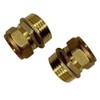 hep® 15mm Compression by 3/4" BSP Brass Male Iron Coupler