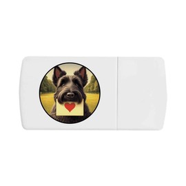 'Scottish Terrier Love Note' Pill Box with Tablet Splitter (PI00034180)