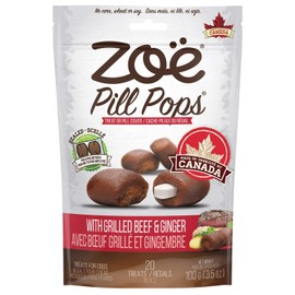 Zoë Pill Pops for Dogs, Healthy Dog Treats, All Natural Dog Treats to Hide Medication, 3.5 oz