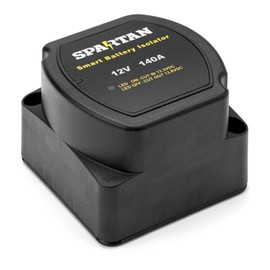 Spartan Power Spartan Power Smart Dual Battery Isolator 12V 140A Voltage Sensitive Relay VSR for Vans, Trucks, RVs, Motorhomes, ATV, UTV, Boats, Off Road Vehicles