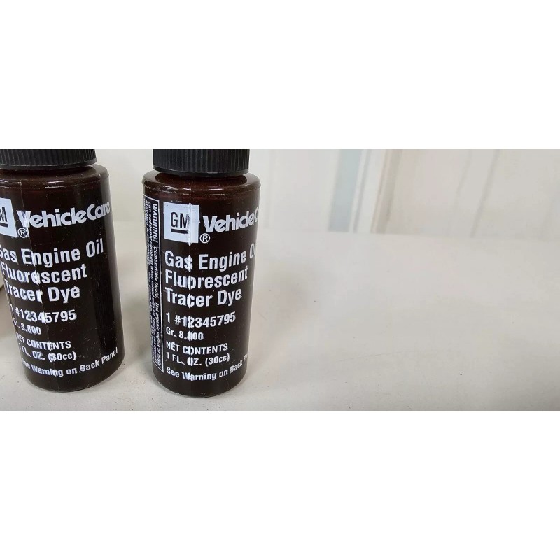 General Motors Genuine GM ENGINE OIL TRACER FLUORESCENT DYE 12345795