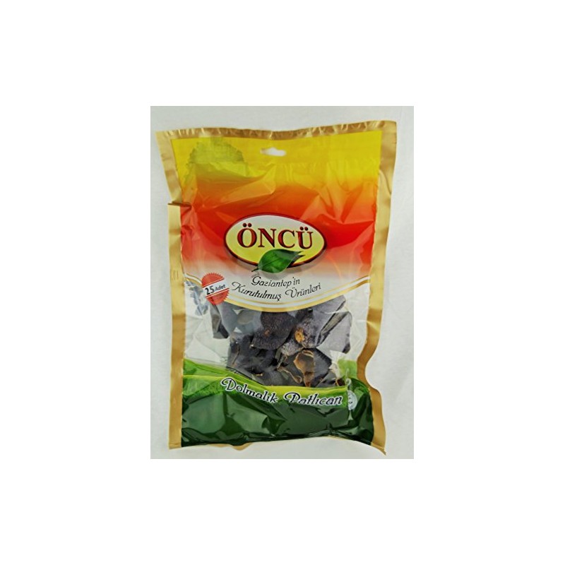 Oncu Dried Vegetable for Stuffing (Dreid Eggplant, Single Bag (25
