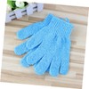 Guante Exfoliante de Baño de Nylon – VILLCASE Azul Talla