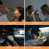 RISEMART Pen Light for Nurse, Rechargeable LED Medical PenLight, Warm/Cool