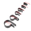 Cable Clamps, 200Pcs Nylon Plastic P-Style Mounting Clamps 3/16" 1/4"