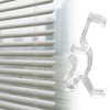 Valance Clips 8pcs 2inch Clear Plastic Hidden Retainer Holder Clip
