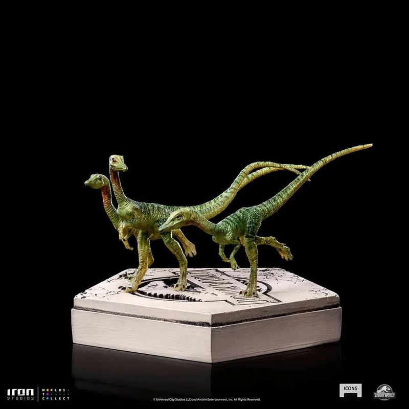 Jurassic World Icons 5cm Compsognathus Statue