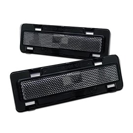 Depo Smoke Clear Housing Front Bumper Turn Signal Lights Parking Lamps Side Marker Reflector dp Compatible With 85-92 Camaro/Firebird