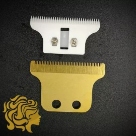 Unbranded Wahl Detailer T wide blade Gold + Ceramic Cutter Replacement Blade